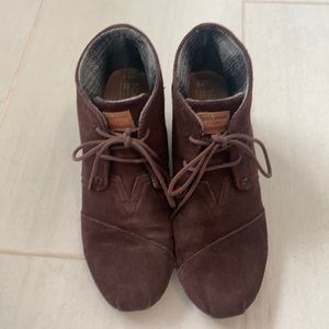 TOMS Desert Wedge Bootie